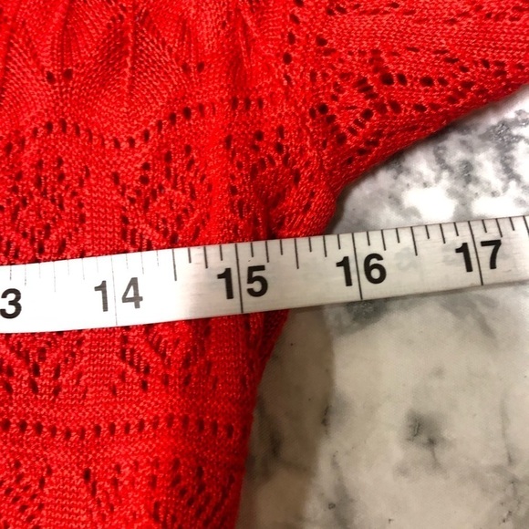 7th Avenue Design Studio New York & Company Women Red Cardigan M NWT - Picture 4 of 4